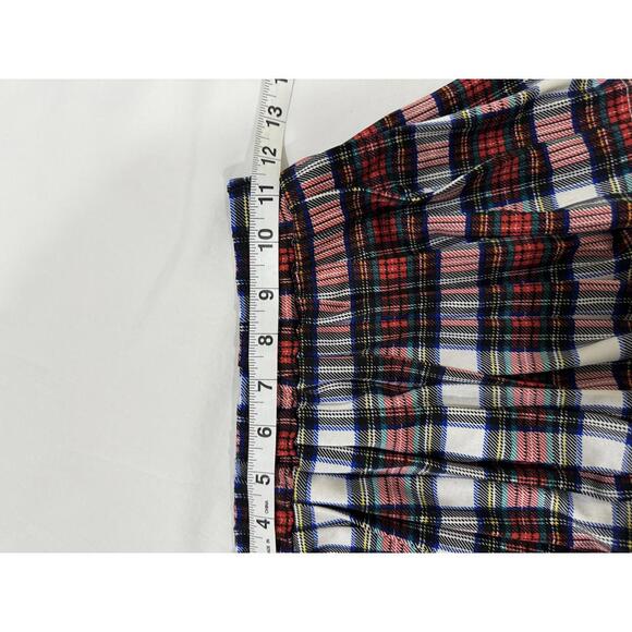 Vintage Frederick’s Of Hollywood Y2k Sexy Plaid Pleated Micro Mini Skirt- Small - Picture 7 of 7